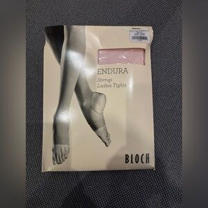 BLOCH Endura pink ballet dance stirrup tights leggings ballerina. Small/Medium